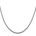 thumbnail image 2 of 925 Sterling Silver Fancy Chain Styles Necklace 2 mm Corona 16 inch, 2 of 4