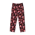 thumbnail image 4 of Xecao Ladybugs and Red Hearts Men's Straight Lounge Pajama Pants: The Ultimate in Comfortable Sleepwear, 4 of 9