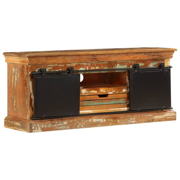 vidaXL TV Stand 43.3"x11.8"x17.7" Solid Wood Reclaimed