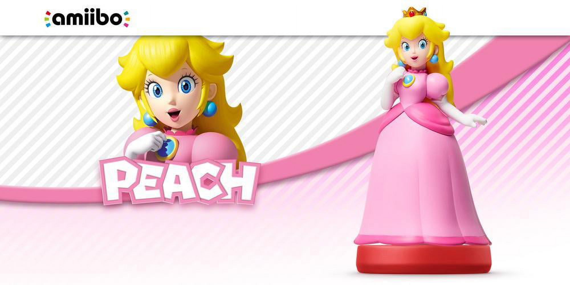Figura amiibo de Princesa Peach, Serie Super Mario Bros de Nintendo 2