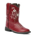 thumbnail image 2 of TuffRider Toddler Fire Red Floral Western Boot, 2 of 8