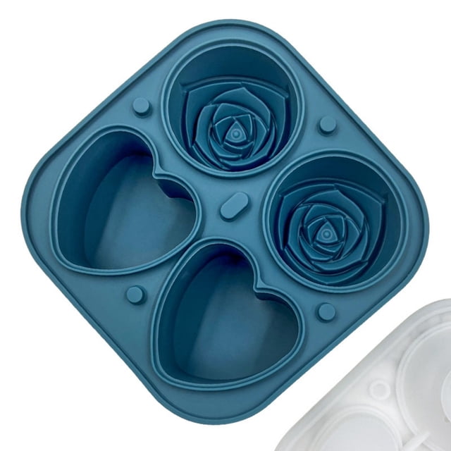Molde de silicona para cubitos de hielo de 9 cavidades, para hielo, chocolate y gelatina, ideal para la cocina y el bar