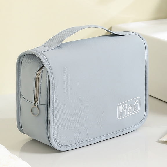 HongHeng Hanging Travel Toiletry Bag for Women, Water-resistant Makeup Bag Cosmetic Organizer for Traveling Accessories Toiletries