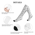 thumbnail image 5 of Lsque Sea Turtle Pattern Sport Compression Socks for Men & Women 15-20 mmHg Knee High Nurse Pregnant Running Medical and Travel Athletic, 5 of 6