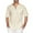 Beige, variant on TIHLMK Mens Tshirts Summer Men's Fashion Drawstring Solid Color Cotton and Linen Short Sleeve T-shirt Tops