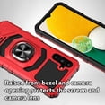thumbnail image 2 of Cass Creations Case for Samsung Galaxy A32 5G, Advanced Armor Full Body Hybrid Shock Proof Bumper Protective Phone Cover - Red, 2 of 5