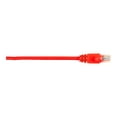 thumbnail image 1 of Black Box - Câble de Raccordement - RJ-45 (m) à RJ-45 (m) - 2 Pieds - UTP - CAT 5e - Moulé, Sans Accroc, Échappé - Rouge, 1 of 2
