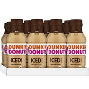 Dunkin' Donuts Bottled Ice Coffee Mocha 13.7 oz Bottles - Pack of 12