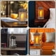 thumbnail image 2 of Hexagonal Candle Lantern with Lights, Set of 3 Decorative Lanterns-6.1 inch, Lanterns Decorativ, 2 of 4