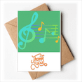 thumbnail image 1 of Marque Musicale de Fluorescence Merci Cartes Enveloppes Note Blanche, 1 of 3