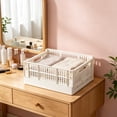 thumbnail image 4 of Fmbmuo Desktop Folding Storage Box , Multifunctional Box Cosmetics , Miscellaneous Basket For Home Bathroom Bedroom Office Sundries Cosmetics Toys, 4 of 6