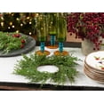 thumbnail image 2 of Saro Lifestyle Corona De Ciprés Artificial - Juego De 4 9.5"" X 9.5"" Verde, 2 of 2