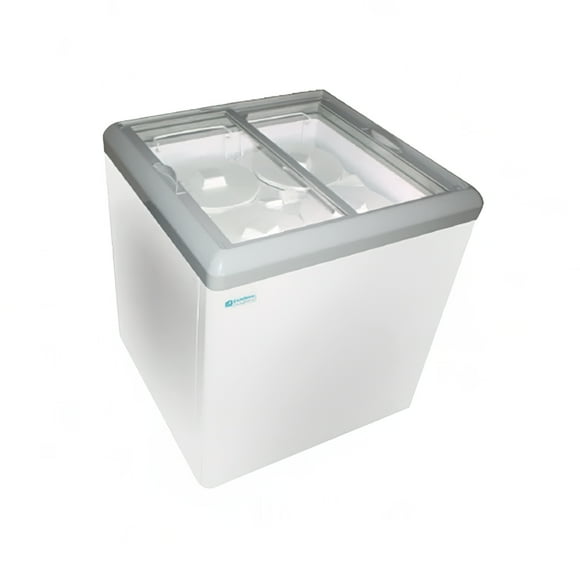 Excellence Industries HB-7HCD 31 1/2 Pouces Armoire à Trempette à Double Température avec Capacité de 3 Paniers - Blanc, 115v