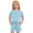 Blue, variant on XEGLSBU Kids Cute Summer Top Shorts Outfit Girls Casual Outfit Loose Fit Short Sleeve Top with Shorts Solid Color Two Piece (Black Size 7-8 Years)