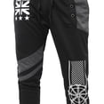 thumbnail image 3 of Mens Jogger Pants with Pattern Fleece Comfort Active Sweatpants, 3 of 6