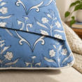 Cornflower Blue Block Printtonow Cover 18x18 Inch Set Of 2 - Walmart.com