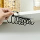 thumbnail image 4 of Estante para tazas bajo estantería - Organizador metálico de 12 ganchos para armarios, ollas, sartenes y utensilios de cocina, negro o blanco, 4 of 6