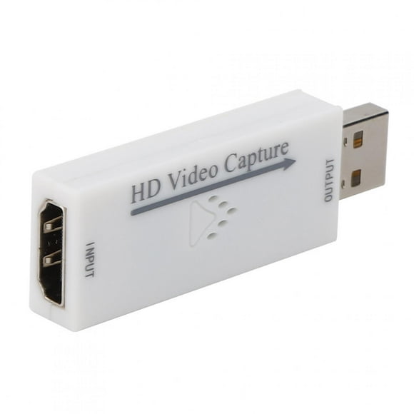 Peahefy Plug And Play Video Record Box VHS Tapes Video Grabber Converter Video Capture Card For Full HD Acquisition Teaching Video Imaging Teaching Video