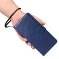 thumbnail image 2 of Wallet Case for Samsung Galaxy S26 Edge Flip Cover with Card Slots, Magnetic Stand & Strap Blue, 2 of 7