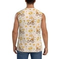 thumbnail image 4 of Bixox Men's Cute Bee Gnome Printed Shirt Sleeveless Fitness Tank Top-XX-Large, 4 of 7