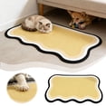 thumbnail image 1 of Outdor Feeding Area Mat For Cats Slip Feeding Pad For Kitchen And Floor Easy To Clean Cat Litter Pad Alternative, 1 of 6