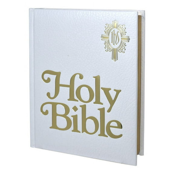 New Catholic Bible Family Edition (White) (Hardcover)