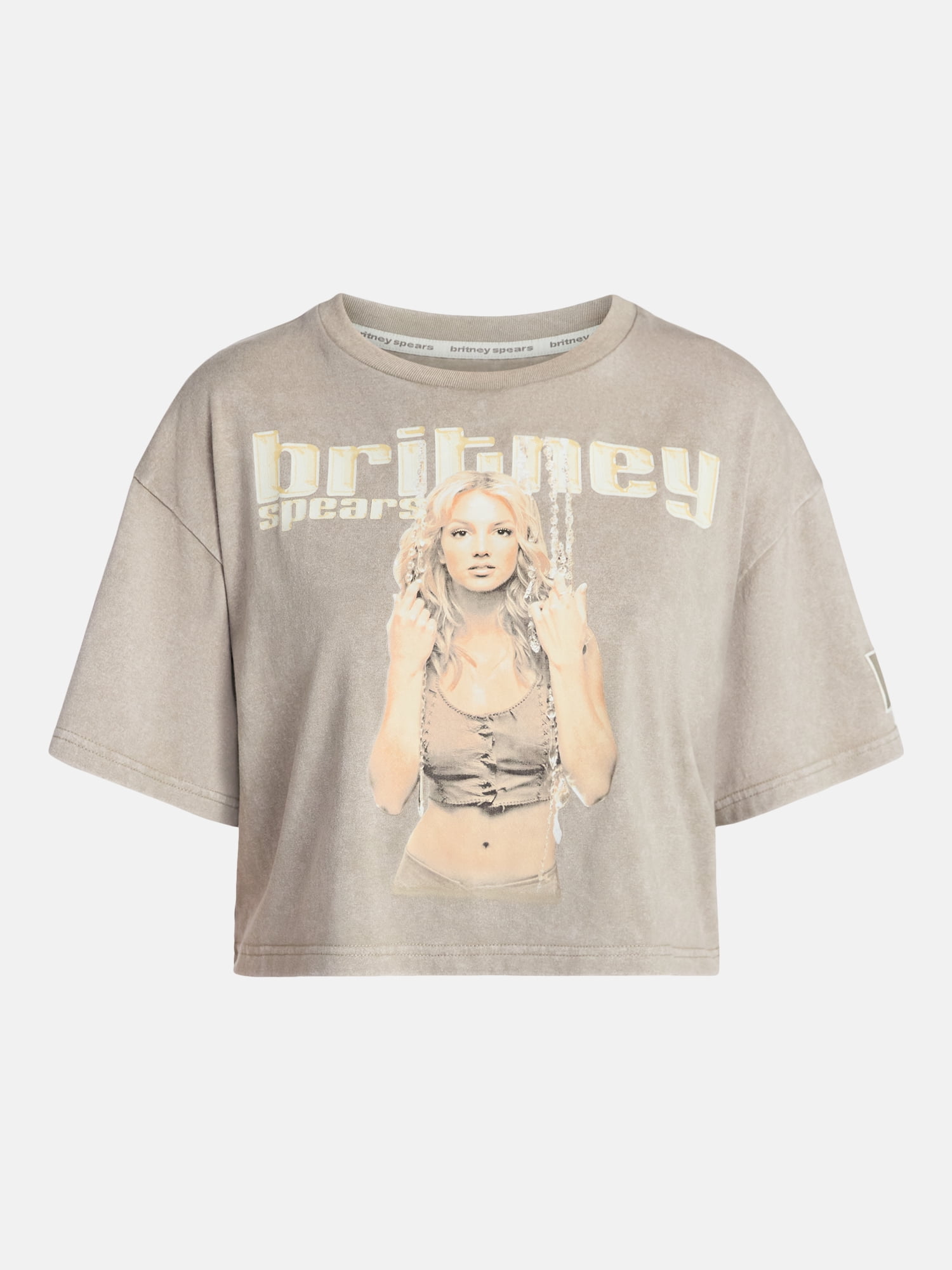 Britney Spears Women's Skimmer Tee with Short Sleeves, XXS-4X