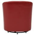 thumbnail image 5 of Pemberly Row Modern 17.5" Bonded Leather Swivel Chair in Red, 5 of 8
