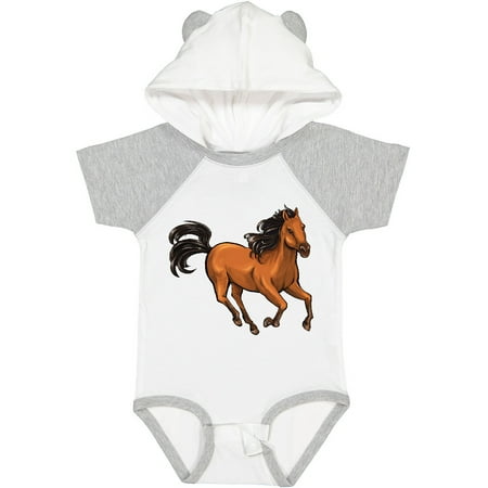 

Inktastic Wild Mustang Horse Galloping Gift Baby Boy or Baby Girl Bodysuit