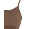 thumbnail image 5 of ZAFUL for Women Prom Dress or Cocktail Dress Evening Part Dress Cami Top and Ruched Slit Skirt Set Deep Coffee M, 5 of 5
