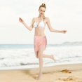 thumbnail image 5 of Disketp Rose Gold Glitter Women Swimsuit Cover Up Short Chiffon Summer Beach Sarong Bikini Wrap Skirt Bathing Suit, 5 of 7