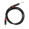 thumbnail image 1 of Adaptador de 3.5 mm A 6.5 mm, Enchufe Profesional de Baja Pérdida Duradera y Juega un Cable Adaptador Masculino Masculino de 3.5 mm A 6.5 mm Para Estatos de Mezcla para Equipos, 1 of 7