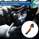 thumbnail image 3 of Palancas de freno y embrague cortas y largas para Kawasaki ZZR600 05-09, palanca de freno ajustable de motocicleta, aleación de aluminio, mango naranja con punta negra, 3 of 6