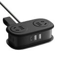 thumbnail image 1 of Barre d'Alimentation Cinq en un avec Ports USB, Rallonge Parasurtenseur Barre d'Alimentation, Portable pour Voyage Recharge Intelligente USB Répondant aux Besoins de Divers Appareils, 1 of 9