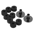thumbnail image 3 of Xuanheng Cymbal Stand Sleeves and Felt Pads Set Easy to Install Practical Replacement Black, 3 of 7
