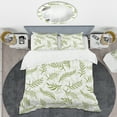 thumbnail image 2 of Designart 'Tropical Botanicals I ' Mid-Century Modern Duvet Cover Set, 2 of 4