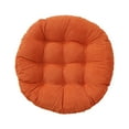 thumbnail image 2 of Cojín de asiento circular para sentarse, cojín para silla, cojín de lectura, decorativo, versátil, alfombrilla para asiento, 54,9 x 54,9 cm, para ver Naranja, 2 of 8