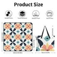 thumbnail image 2 of Bohemian Pattern Waterproof Picnic Blanket with Foldable Zipper, Suitable for Outdoor Use, Suitable for Travel, Camping, Beaches, Parks, Grasslands, Picnic Blanket Accessories, 2 of 7