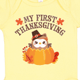 thumbnail image 4 of Inktastic My 1st Thanksgiving Cute Owl in Pumpkin Boys or Girls Baby Bodysuit, 4 of 5