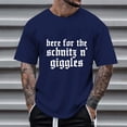 thumbnail image 6 of Razzly Men T Shirts Funny Print Graphic Tee Comfortable Short Sleeve Casual Summer Top for Daily Wear Outdoor Activities(Dark Blue,3XL), 6 of 6