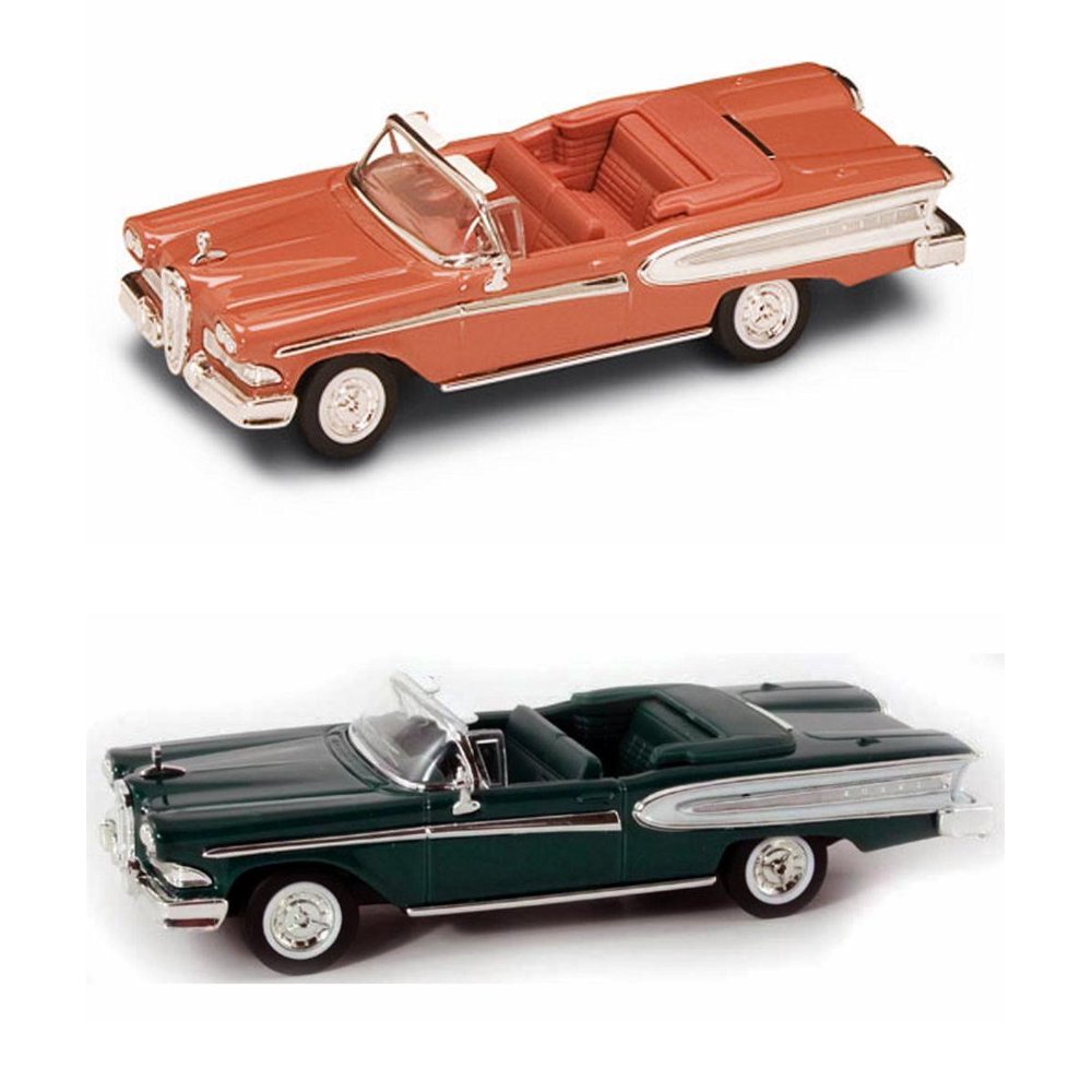 1958 Edsel Citation Convertible Diecast Car Package Two