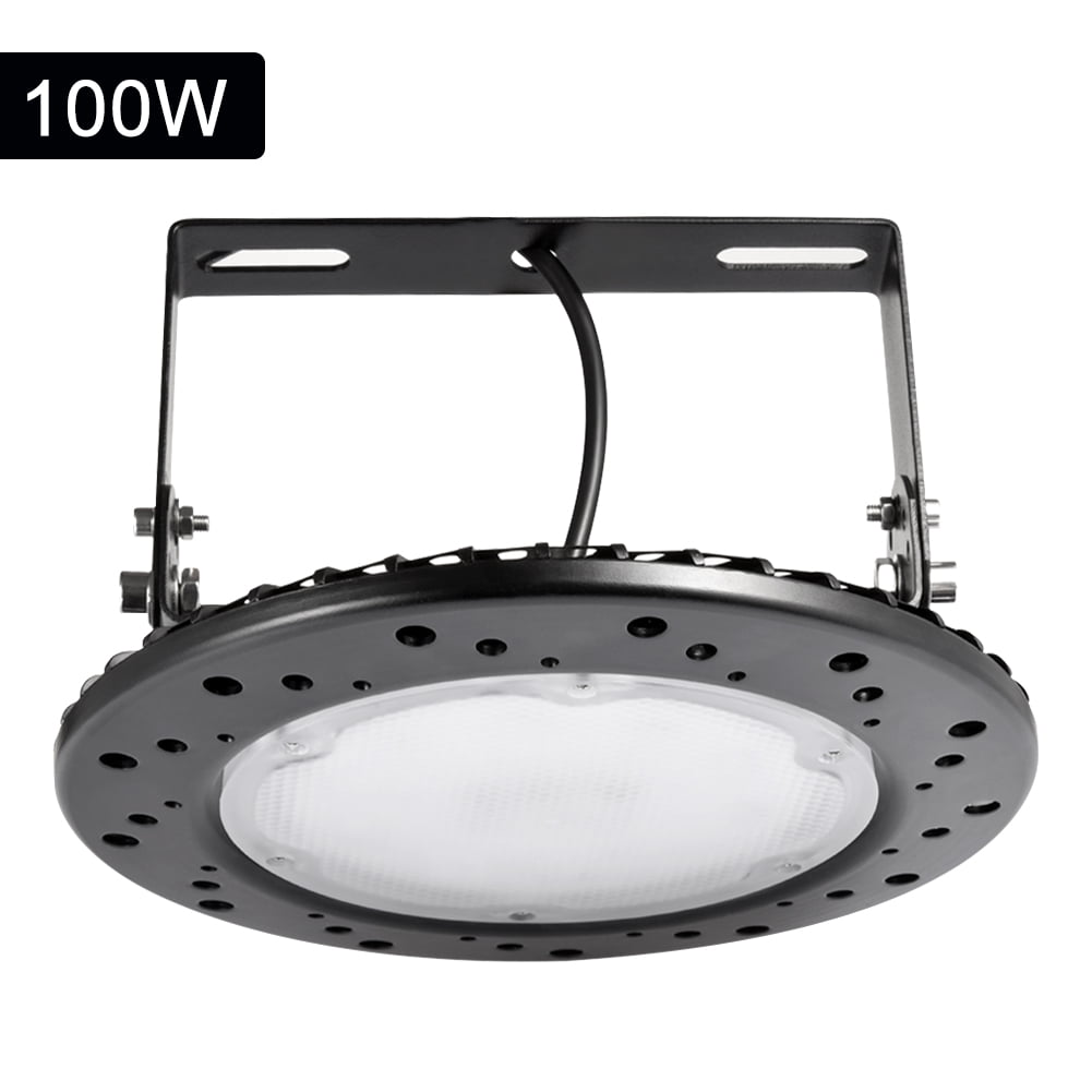 300W UFO LED High Bay Light Gym Factory Warehouse Industrial Shed Lighting US 