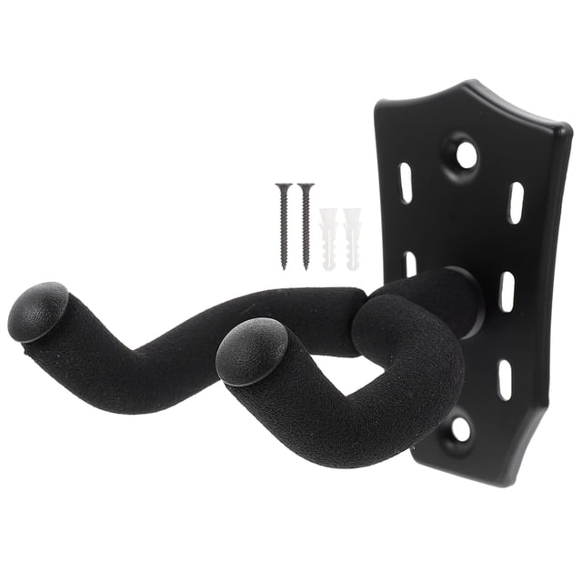 Miangastore Scratch Protection Guitar Hanger Black 1Pcs 4.5X3.9X3.3In