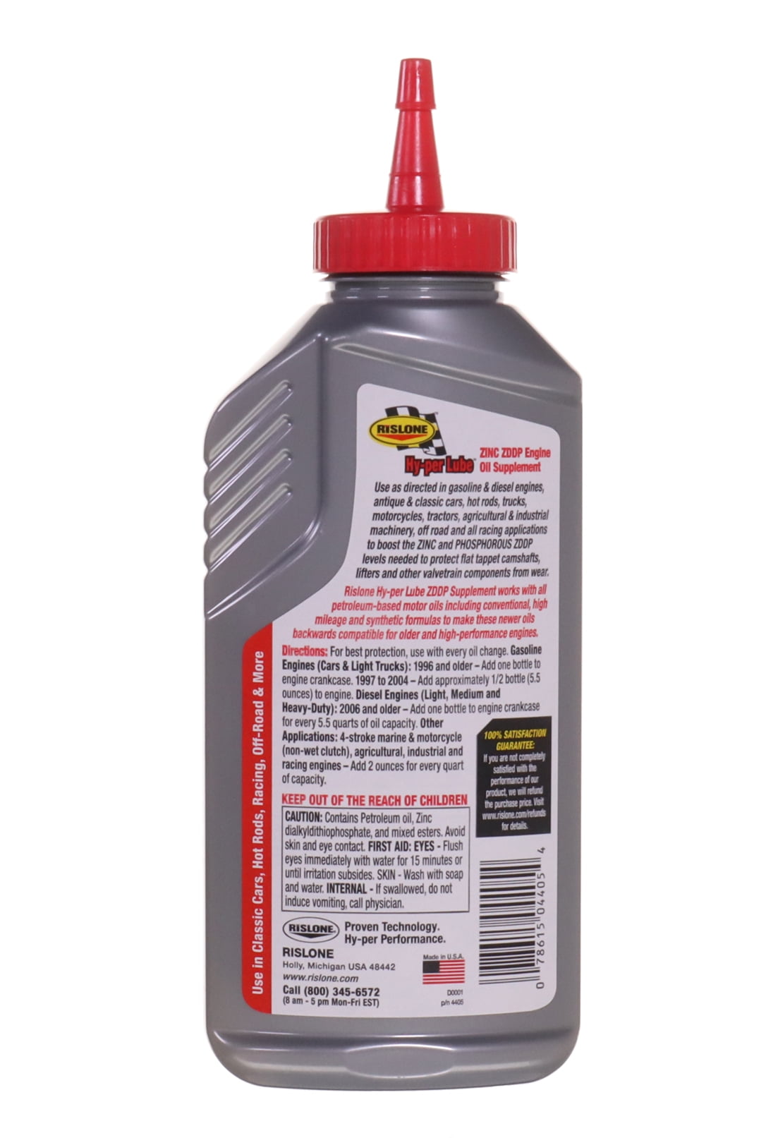 (2 pack) Rislone Hy-per Lube Zinc ZDDP Supplement, Automotive Additives, 11 oz