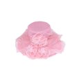 thumbnail image 1 of Sombrero de sol de lunares para mujer con arco de velo floral de encaje - rosa ChicHeadwear Sombrero de copa, 1 of 1