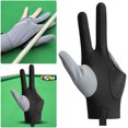thumbnail image 5 of Baright Non-Slip 3 Finger Snooker Glove Left/Right Hand Universal Billiard Sports Accessories Full-Finger Billiards Gloves, 5 of 9