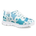 thumbnail image 2 of Pzuqiu Blue and White Shoes for Kids Girls Size 1 Cows Print Running Sneakers Mesh Breathable Tennis Walking Shoes Lightweight, 2 of 5