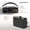 Black, variant on ANTBOOK Retro Portable Bluetooth Speaker with FM Radio & Alarm Clock, LED Display, Vintage Mini for Bedroom Wood