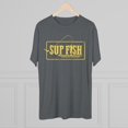 thumbnail image 4 of Men's "SUP Fish" Tri-Blend Crew Tee by Bird Island Outfitters, 4 of 4
