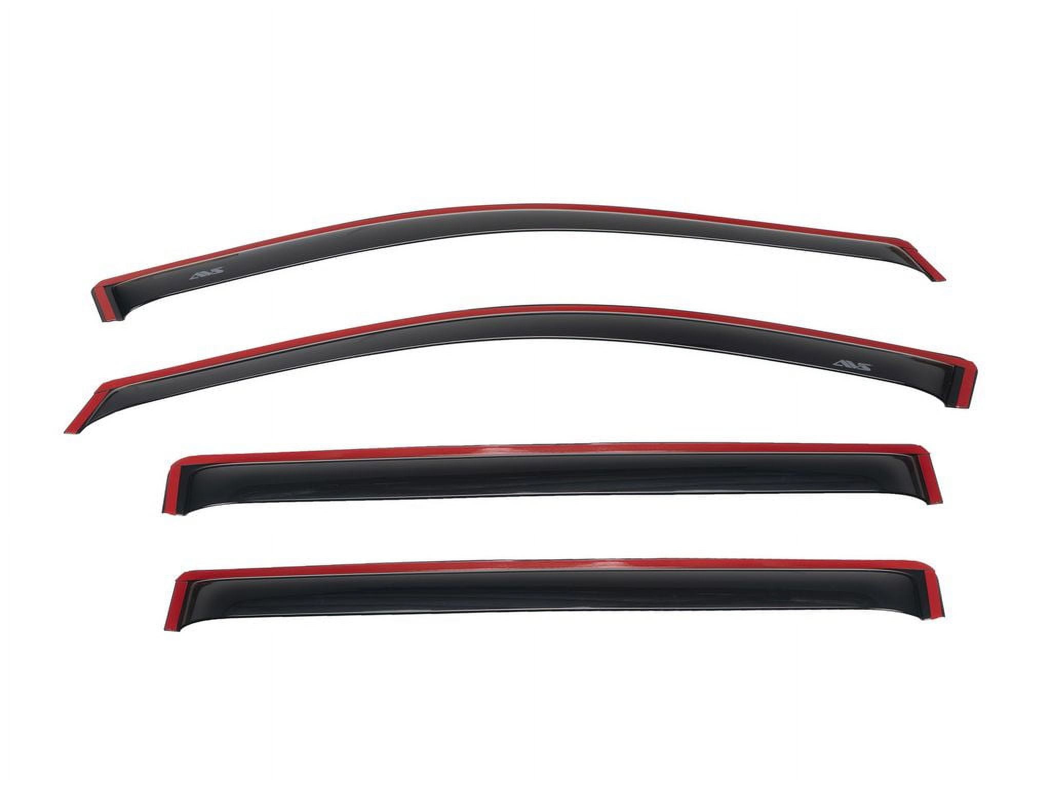 Auto VentShade (AVS) 194065 In-Channel Ventvisor Window Deflectors Fits 2008-2014 Dodge Avenger, 4 pcs. Smoke-